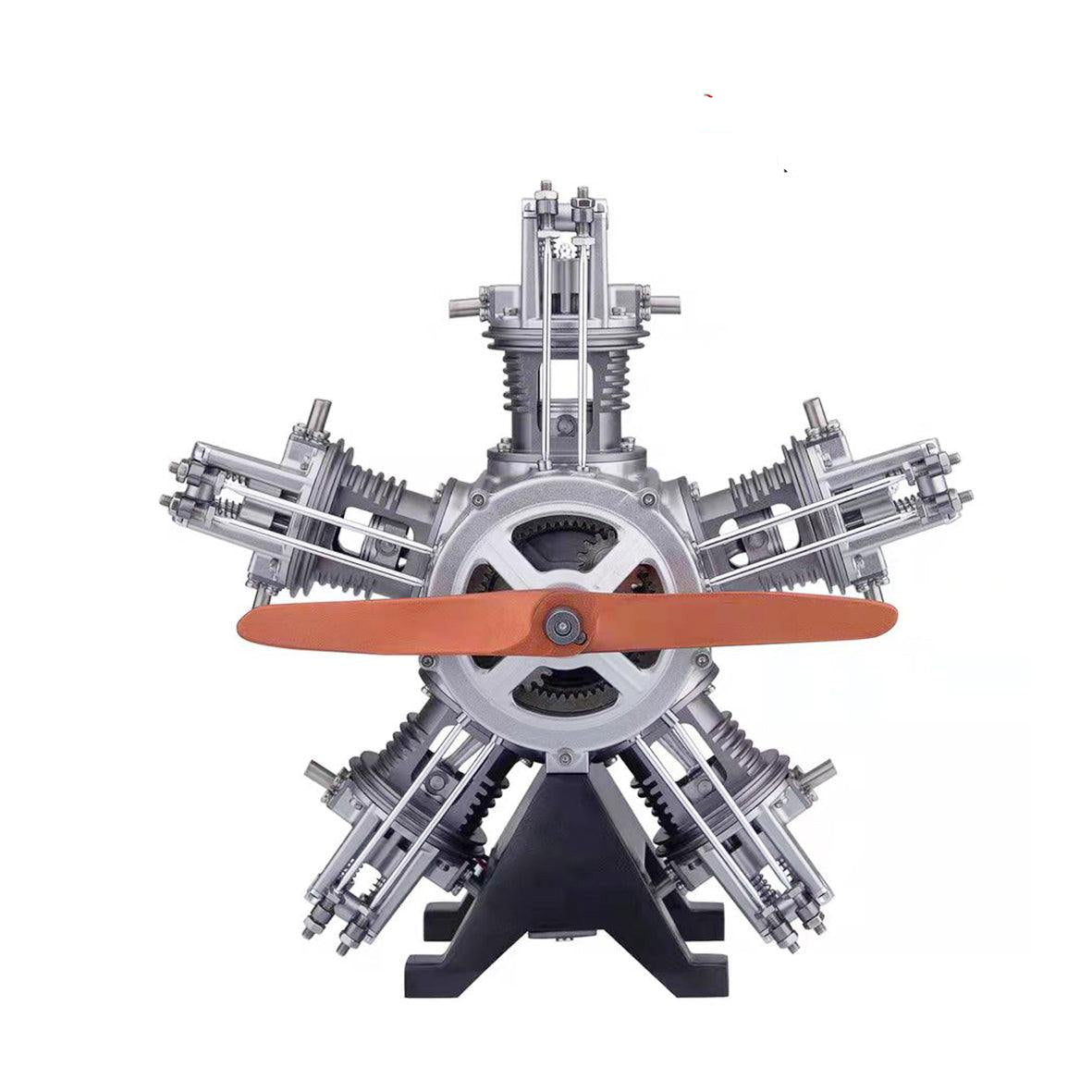 piston Buddy™ TECHING DIY 5 Cylinder Electric Mechanical Aircraft Radial Engine Model Kits