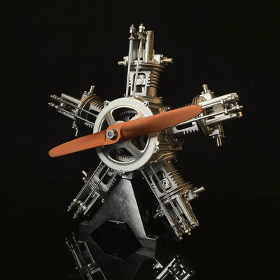 piston Buddy™ TECHING DIY 5 Cylinder Electric Mechanical Aircraft Radial Engine Model Kits