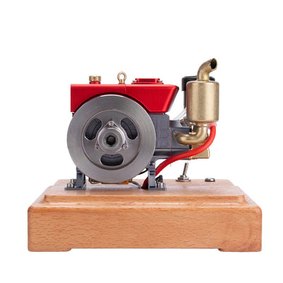 Piston Buddy MUSA 1/8 2.6cc Mini Single-Cylinder Gas Powered Motor 4-Stroke Engine Model