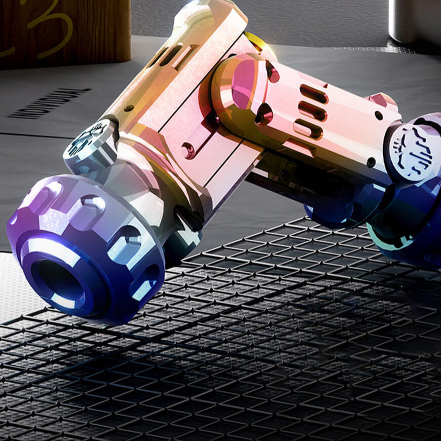 Piston Buddy™ Alloy Agent Mini Shock Bomb Launcher Pistol Toy Gun