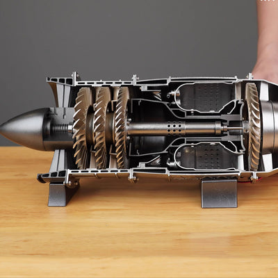 Piston Buddy™ Fighter jet turbojet engine - DIY KIT