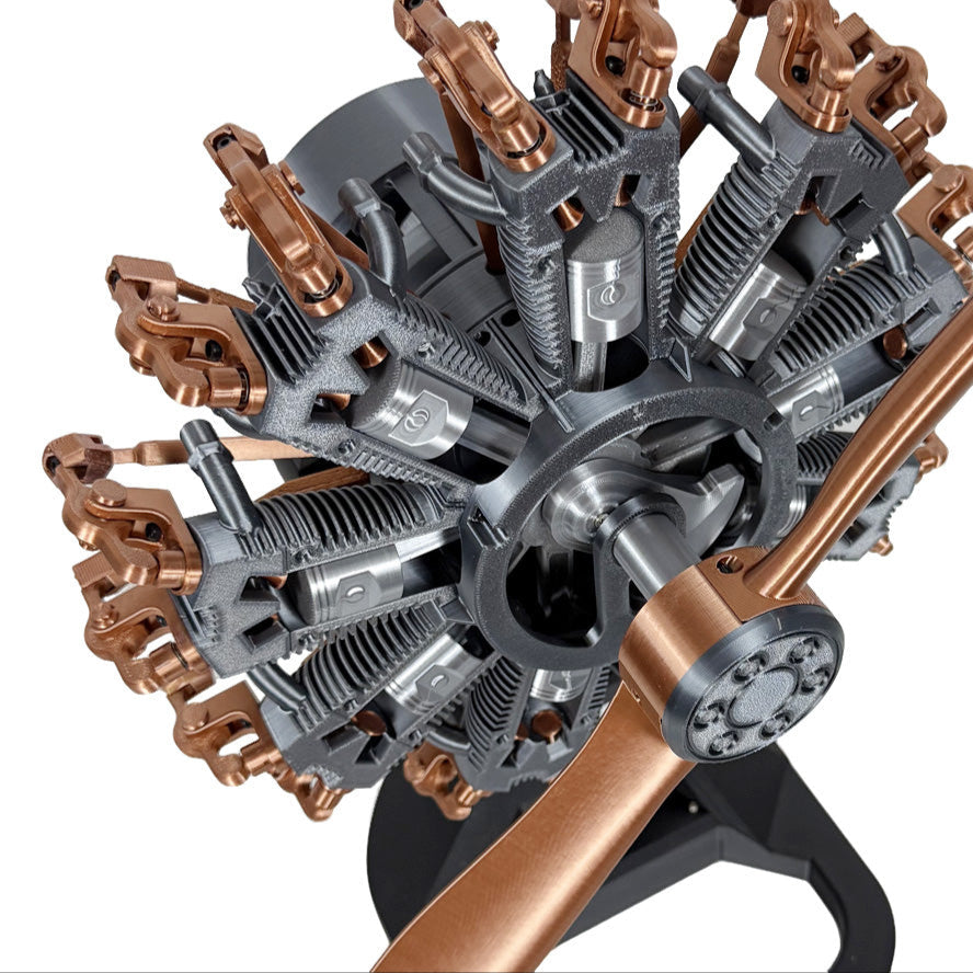 Piston Buddy™ Highly restored 9-cylinder Radial engine model
