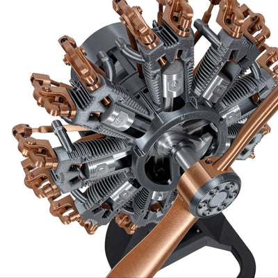 Piston Buddy™ Highly restored 9-cylinder Radial engine model