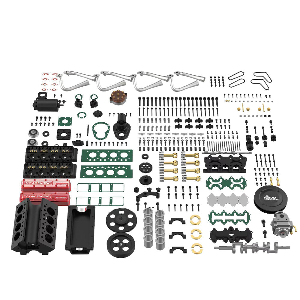 Piston Buddy Toyan V8 Engine FS-V800WGPC 28cc OHV Gasoline Engine Kit+Starter Kit