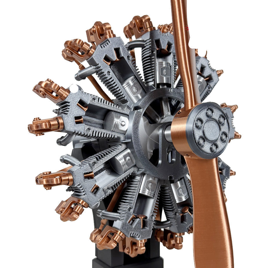 Piston Buddy™ Highly restored 9-cylinder Radial engine model