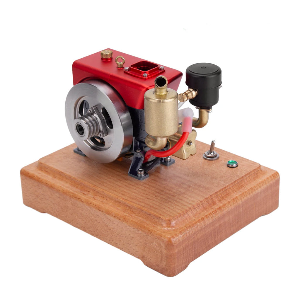 Piston Buddy MUSA 1/8 2.6cc Mini Single-Cylinder Gas Powered Motor 4-Stroke Engine Model