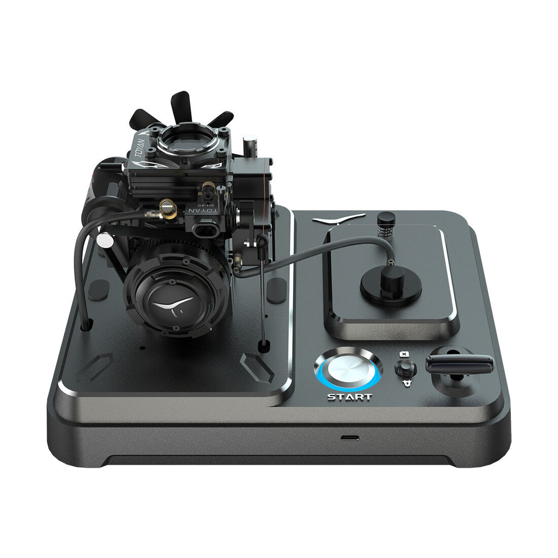 Piston Buddy FS-S100AT1D-XP Single-Cylinder Four-Stroke Nitro & Gasoline Transparent Combustion Chamber Design Engine Model
