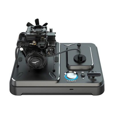 Piston Buddy FS-S100AT1D-XP Single-Cylinder Four-Stroke Nitro & Gasoline Transparent Combustion Chamber Design Engine Model
