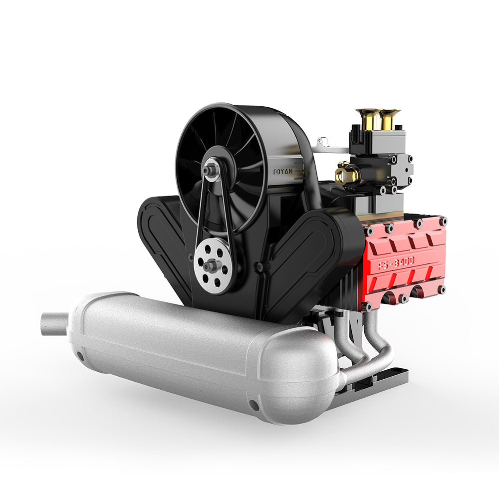 Piston Buddy 14cc Horizontally Opposed 4-Stroke Nitro Model DIY Engine Kits